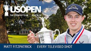 Matt Fitzpatricks 2022 U.S. Open Victory at The Country Club in Brookline  Every Televised Shot