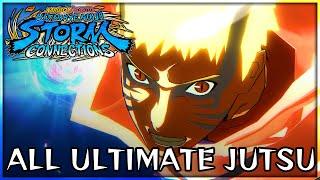 Naruto x Boruto Ultimate Ninja Storm Connections - All Ultimate Jutsus PS5 1440p