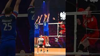 Patry  putting up a huge wall #volleyball #hype #haikyuu