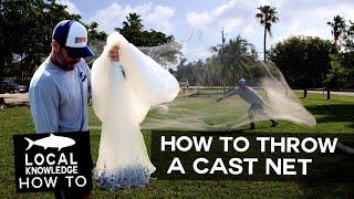 How To Throw a Cast Net  Local Knowledge Fishing Show