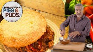 Chilli Beef Cornbread Pie  Paul Hollywoods Pies & Puds