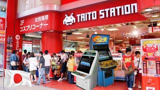 Japans biggest ARCADE PARADISE │ TAITO STATION 2024 Full Tour │ Nagoya Japan