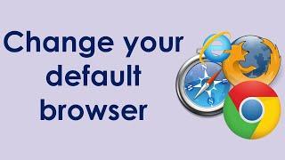 How to change default browser in windows 7