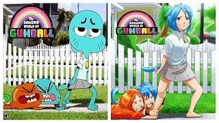 The Amazing World of Gumball Characters as Anime