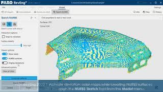 FARO RevEng 2020.1 - Deviation Color Map - English