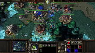 Warcraft 3 Orc vs Orc 1on1  Full WC3 Gameplay