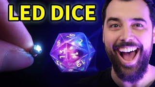 Making LED Resin Dice for D&D