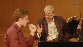 Masterclass with Murray Perahia  Yali Zaken  Chopin Ballade No. 4  JMC