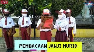 PEMBACAAN JANJI MURID PADA UPACARA BENDERA SDN 16 BENGKULU SELATAN