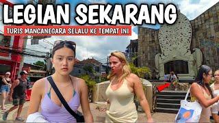 Update on the current situation in Bali in Legian Bali which is already busy with foreign tourists