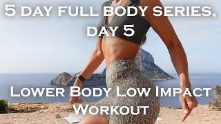 The Best 5 Day Workout Series  Day 5 - Lower Body Low Impact Workout  20 Minute Home Workout