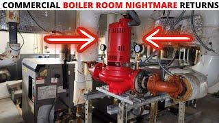 HVAC LAARS Pennant Commercial Boiler Nightmare Returns 3 Phase Bell & Gossett Circulating Pump