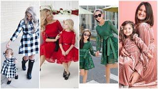 Matching Mom & daughter Western outfit  Mother daughter same dress top jeans skirt gown frock.