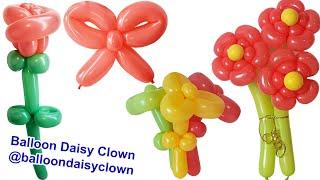 How to Make a Balloon Flowers - Balloon Decoration Ideas