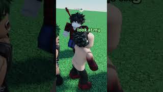 THIS DEKU IS TOO SUS in Roblox Voice Chat... #roblox #shorts