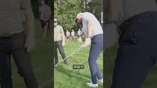 Getting a lesson from a Ryder Cup WINNER  #golf #rydercup #golfswing