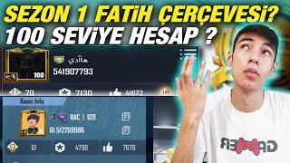 S1 FATİH ÇERÇEVESİ ? VE DÜNYANIN EN YÜKSEK SEVİYELİ HESABI  - PUBG MOBİLE -