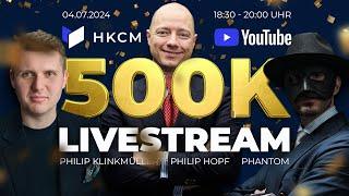 500.000 Abonnenten Special Stream - Wir beantworten eure Fragen zu Märkten + Persönliches