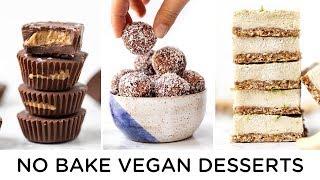 HEALTHY VEGAN NO BAKE DESSERTS ‣‣ easy to make