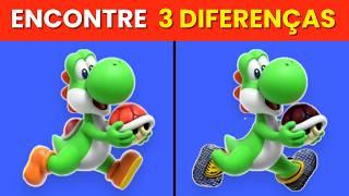 ⭐️ Encontre as diferenças  SUPER MARIO  Mario Luigi Peach Toad Yoshi Wario Waluigi