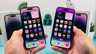 iPhone 14 Pro Deep Purple vs Space Black Color Comparison