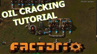 Factorio Guide Oil Cracking w Simple Circuits