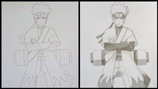 How to draw Naruto Sage Mode  Drawing Naruto Sage Mode