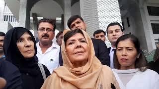 Islamabad Former Prime Minister Imran Khans Sister Aleema Khan Media Talk