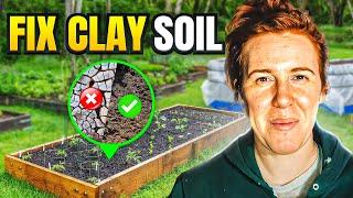 HOW TO FIX CLAY SOIL FOR A VEGETABLE GARDEN? A SOIL SCIENTISTS TRICK & TIPS  Gardening in Canada