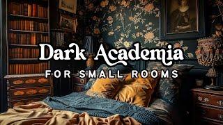 Dark Academia Decor in a Small Bedroom How to Fit the Look in a Little Space