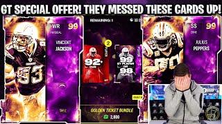 GOLDEN TICKET SPECIAL OFFER EA MESSED THESE GOLDEN TICKETS UP