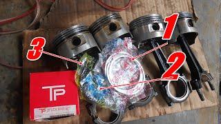 URUTAN PEMASANGAN RING PISTON MEREK TP