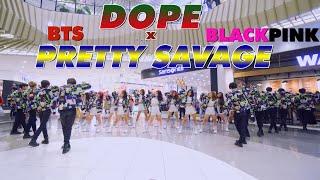  KPOP IN PUBLIC  BTS & BLACKPINK - DOPE x PRETTY SAVAGE MASHUP DANCE COVER @FGDance from Vietnam