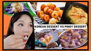 KOREAN GIRLS PINOY DESSERT FOOD TRIP IN THE PHILIPPINES  DASURI CHOI