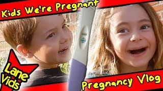 Telling Our Kids We are Pregnant  Pregnancy Announcement NOT CLICKBAIT