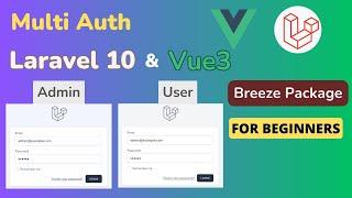 Building Secure User Authentication with Laravel Breeze Vue.js and Inertia.js  HINDI