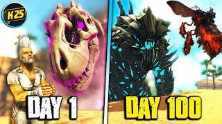 I Survived 100 Days in Ark Primal Fear You wont Believe what Happened