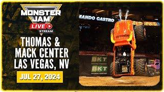 Monster Jam Las Vegas NV - 3 Full Event  July 27 2024  Monster Jam Arena Series