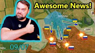 Update from Ukraine  Awesome Ukraine Kicked Ruzzian Army out with a major Strike in the East