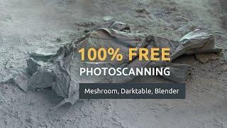 Photoscanning 100% Free Complete Meshroom Tutorial  Photogrammetry Course