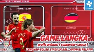 GAME LANGKA ‼️ PES  LEGEND EURO 2008 PPSSPP Realistic Play Full Squad Android Offline