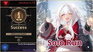 Gold and Gears Lv. 12 Full Run - SOLO E0S1 Clara & Destruction PathCurio Extrapolation Dice