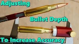 Using the Hornady Comparator and OAL gauge to adjust bullet depth