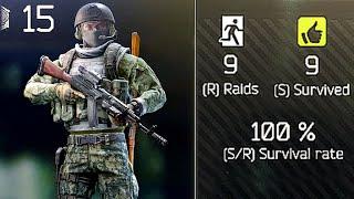 LVL 15 in 9 Raids FINISHED - PERFECT TARKOV RUN Part 2