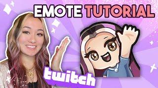 TWITCH EMOTE TUTORIAL - You can draw emotes