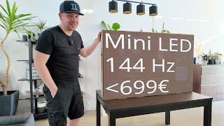 TCL 55QM8B Aufbau & Ersteindruck - Mini LED 144Hz und 1300 Nits für unter 700€  TechnikLoft