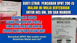 BUKTI STRUK SEMAKIN BANYAK DIKLAIM BPNT MEI 2023 DI KKS BANK BRI DAN BNI