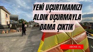 YENİ UÇURTMAMIZLA DAMDA UÇURTMA UÇURDUK #SERİ21