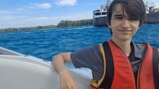 Boys tubing on st clair river July 24 20224