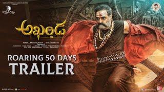 Akhanda Roaring 50 Days Trailer  Nandamuri Balakrishna  Boyapati Srinu  Pragya Jaiswal  Thaman S